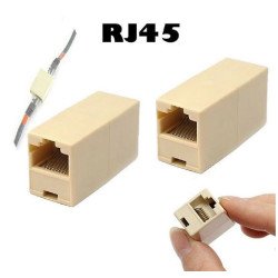 RJ45 Coupler Ethernet Coupler Cat7, Cat6 Cat5e RJ45 8P8C Inline lan Coupler Ethernet Extender Adapter Adsl Extension Jointer Extending the Ethernet Cables Female to Female Connector